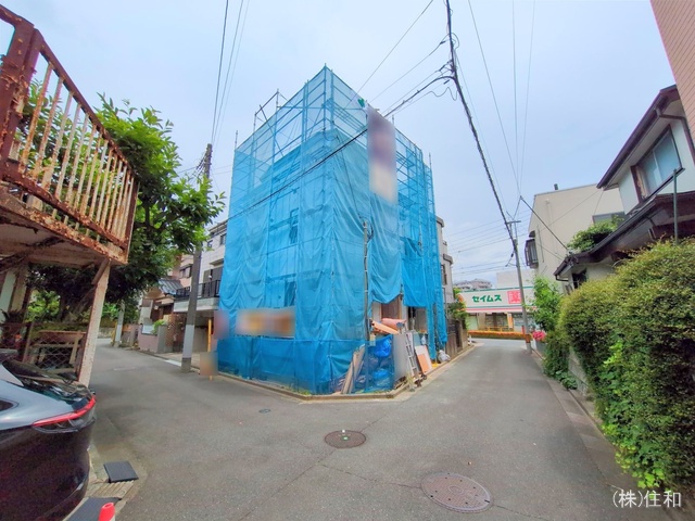埼玉県志木市柏町6丁目の新築戸建てシート写真 2025年5月26日撮影