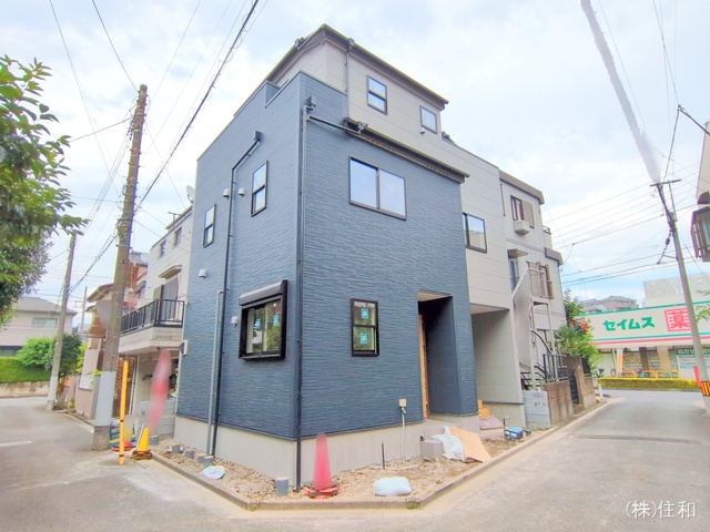 埼玉県志木市柏町6丁目の新築戸建て外構写真 2025年6月25日撮影