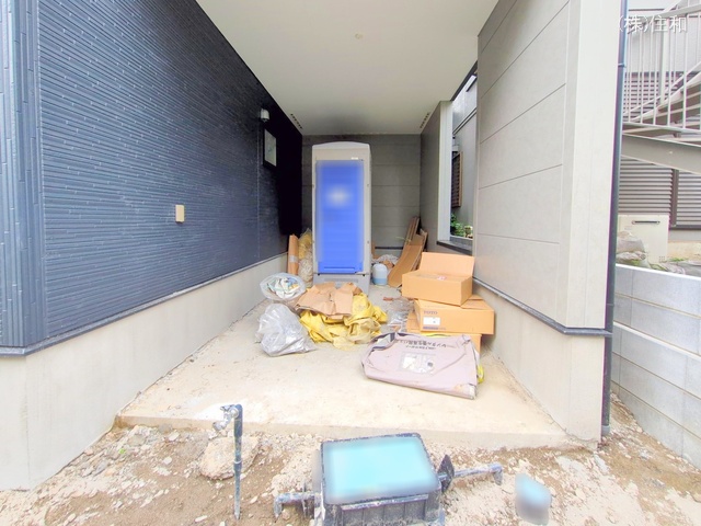 埼玉県志木市柏町6丁目の新築戸建て外構写真 2025年6月25日撮影