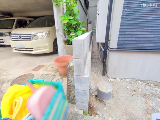 埼玉県志木市柏町6丁目の新築戸建て外構写真 2025年6月25日撮影