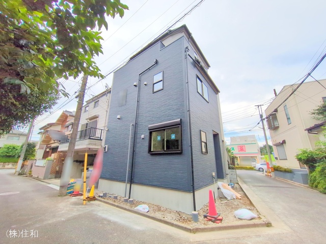 埼玉県志木市柏町6丁目の新築戸建て外構写真 2025年6月25日撮影