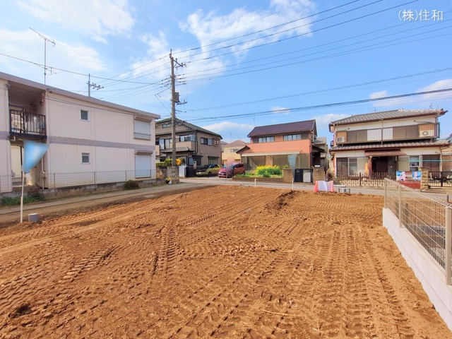 埼玉県ふじみ野市上ノ原1丁目の新築戸建て更地・土地写真 2025年4月6日撮影
