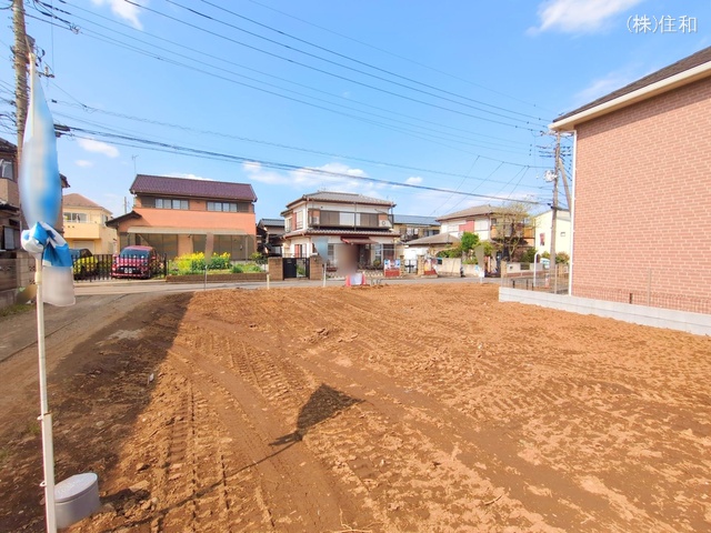 埼玉県ふじみ野市上ノ原1丁目の新築戸建て更地・土地写真 2025年4月6日撮影