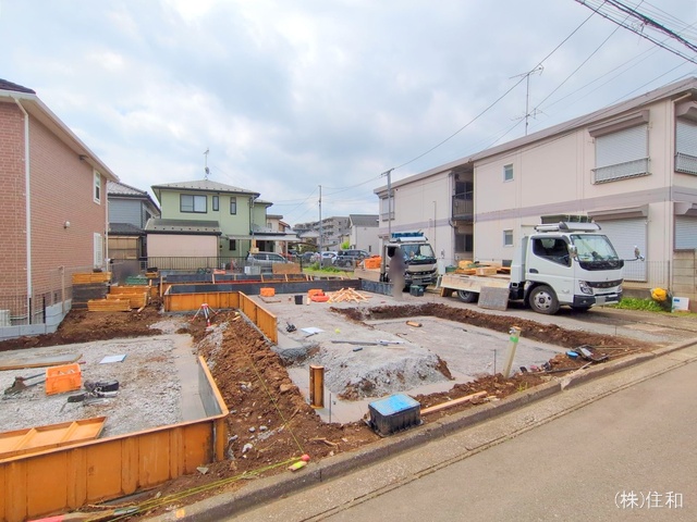 埼玉県ふじみ野市上ノ原1丁目の新築戸建て基礎写真 2025年4月23日撮影