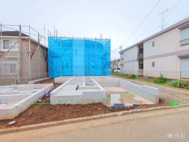 埼玉県ふじみ野市上ノ原1丁目の新築戸建て基礎写真 2025年5月18日撮影