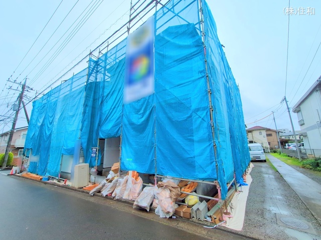 埼玉県ふじみ野市上ノ原1丁目の新築戸建てシート写真 2025年6月9日撮影