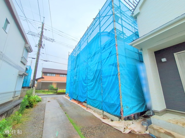 埼玉県ふじみ野市上ノ原1丁目の新築戸建てシート写真 2025年6月9日撮影
