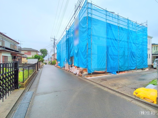 埼玉県ふじみ野市上ノ原1丁目の新築戸建てシート写真 2025年6月9日撮影