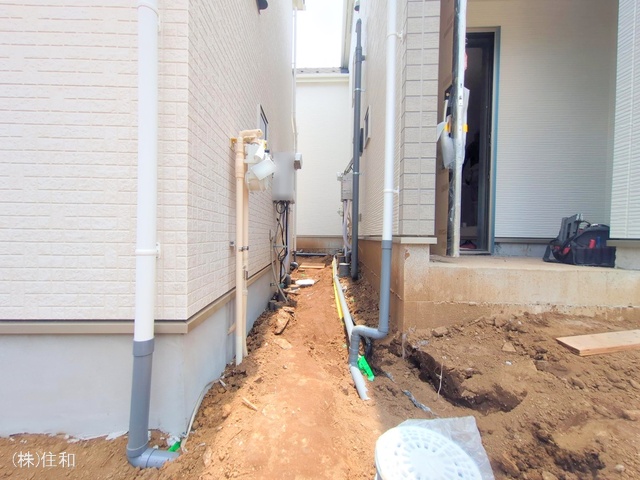 埼玉県ふじみ野市上ノ原1丁目の新築戸建て外構写真 2025年7月3日撮影