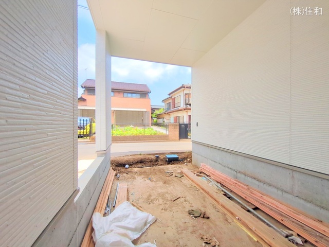 埼玉県ふじみ野市上ノ原1丁目の新築戸建て外構写真 2025年7月3日撮影