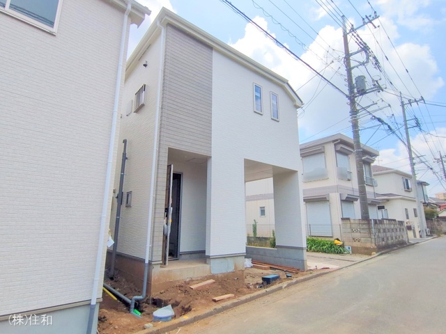 埼玉県ふじみ野市上ノ原1丁目の新築戸建て外構写真 2025年7月3日撮影