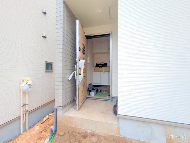 埼玉県ふじみ野市上ノ原1丁目の新築戸建て外構写真 2025年7月3日撮影
