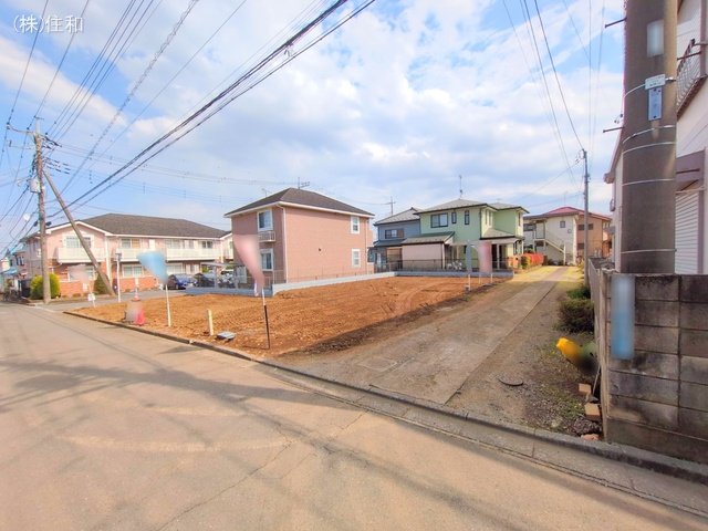 埼玉県ふじみ野市上ノ原1丁目の新築戸建て更地・土地写真 2025年4月6日撮影