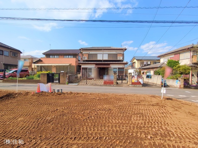 埼玉県ふじみ野市上ノ原1丁目の新築戸建て更地・土地写真 2025年4月6日撮影