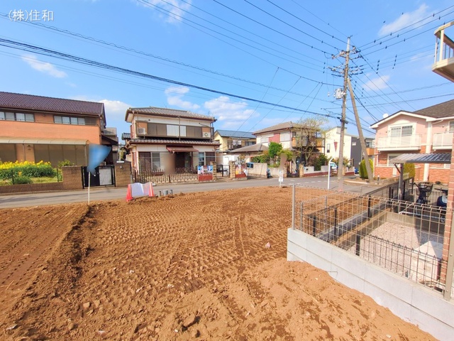 埼玉県ふじみ野市上ノ原1丁目の新築戸建て更地・土地写真 2025年4月6日撮影