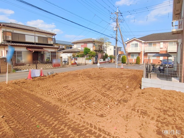 埼玉県ふじみ野市上ノ原1丁目の新築戸建て更地・土地写真 2025年4月6日撮影