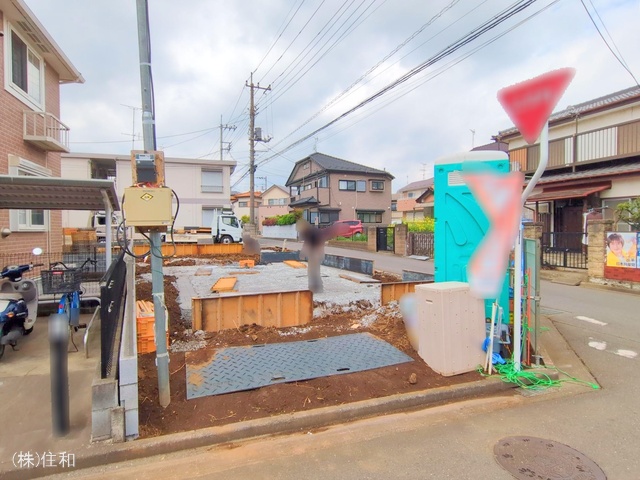 埼玉県ふじみ野市上ノ原1丁目の新築戸建て基礎写真 2025年4月23日撮影
