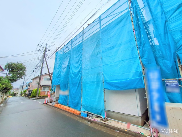 埼玉県ふじみ野市上ノ原1丁目の新築戸建てシート写真 2025年6月9日撮影
