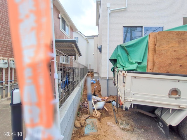 埼玉県ふじみ野市上ノ原1丁目の新築戸建て外構写真 2025年7月3日撮影