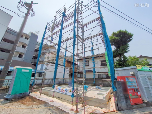 埼玉県志木市柏町5丁目の新築戸建て基礎写真 2025年5月20日撮影
