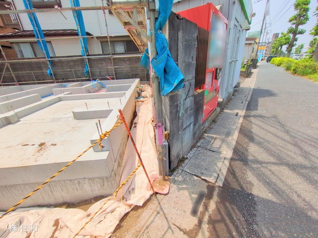 埼玉県志木市柏町5丁目の新築戸建て基礎写真 2025年5月20日撮影