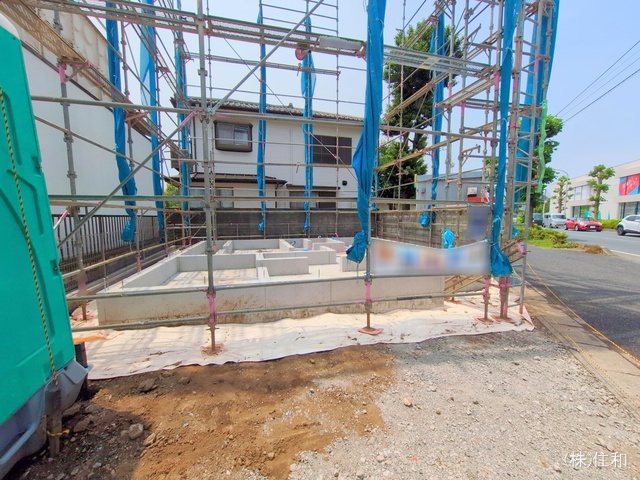 埼玉県志木市柏町5丁目の新築戸建て基礎写真 2025年5月20日撮影