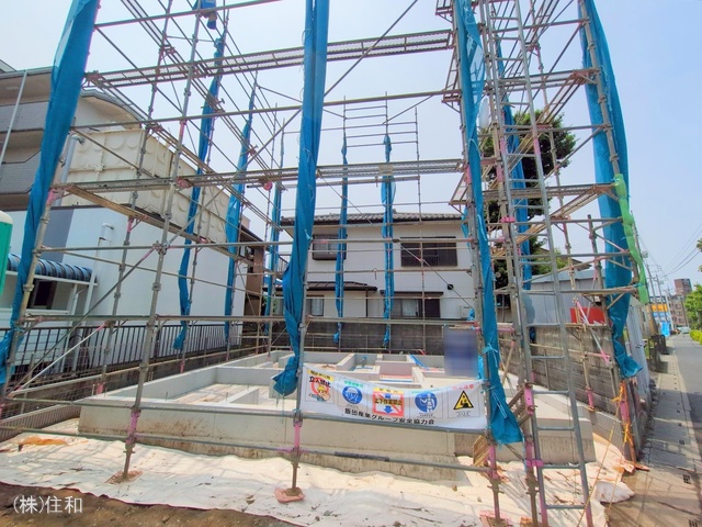 埼玉県志木市柏町5丁目の新築戸建て基礎写真 2025年5月20日撮影
