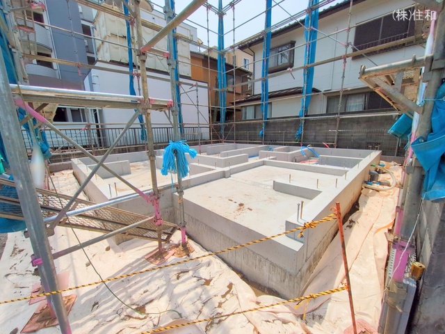 埼玉県志木市柏町5丁目の新築戸建て基礎写真 2025年5月20日撮影