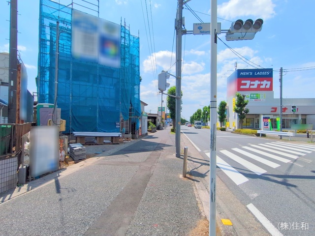 埼玉県志木市柏町5丁目の新築戸建てシート写真 2025年6月18日撮影