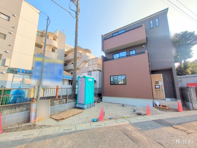 埼玉県志木市柏町5丁目の新築戸建て外構写真 2025年7月8日撮影