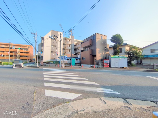 埼玉県志木市柏町5丁目の新築戸建て外構写真 2025年7月8日撮影