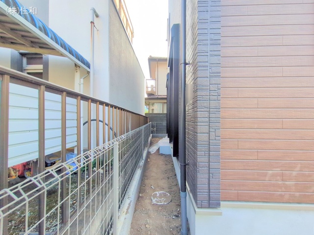 埼玉県志木市柏町5丁目の新築戸建て外構写真 2025年7月8日撮影
