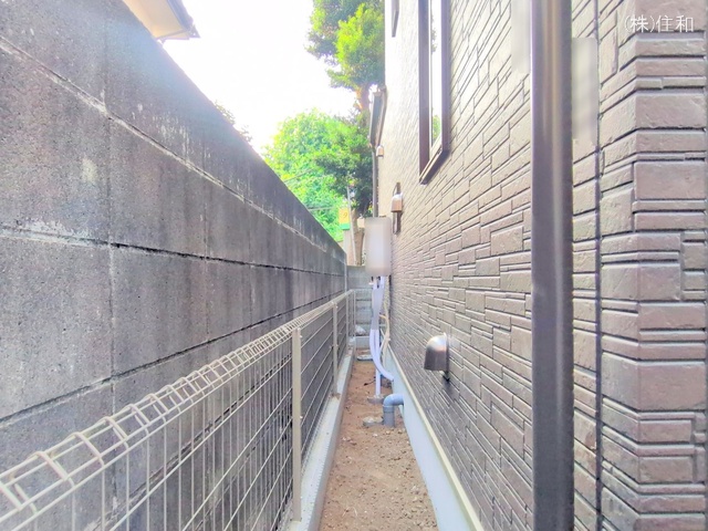埼玉県志木市柏町5丁目の新築戸建て外構写真 2025年7月8日撮影