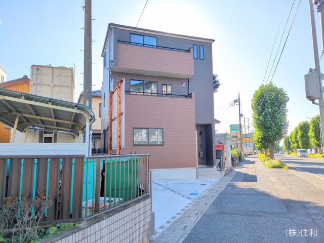 埼玉県志木市柏町5丁目の新築戸建て完成写真 2025年7月29日撮影