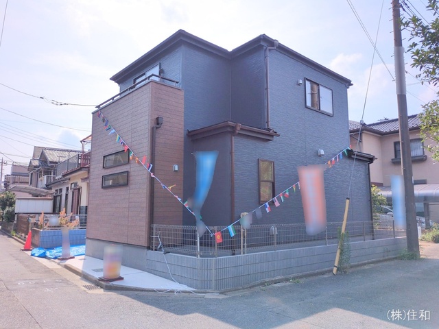 埼玉県富士見市渡戸３丁目の新築戸建て完成写真 2025年7月3日撮影