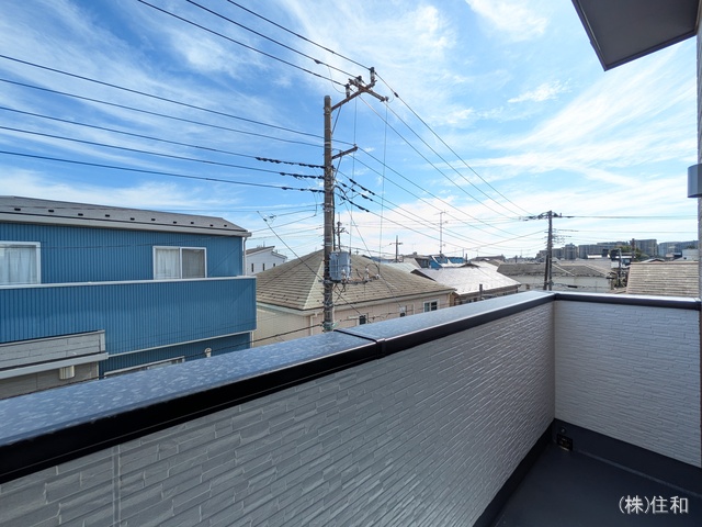 埼玉県志木市本町2丁目の新築戸建てバルコニー写真 2025年10月1日撮影