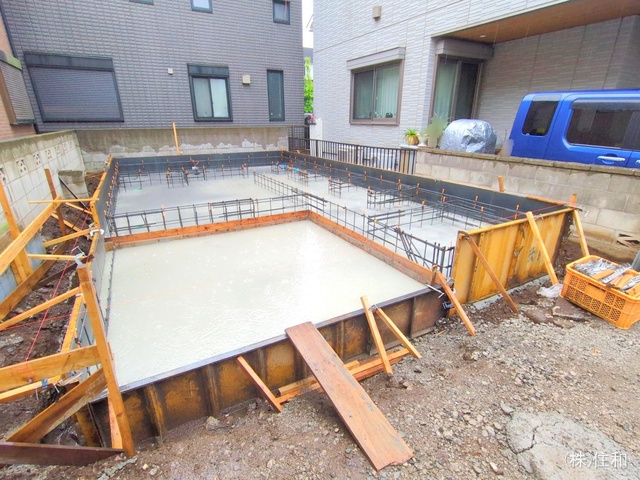 埼玉県志木市本町2丁目の新築戸建て基礎写真 2025年5月5日撮影