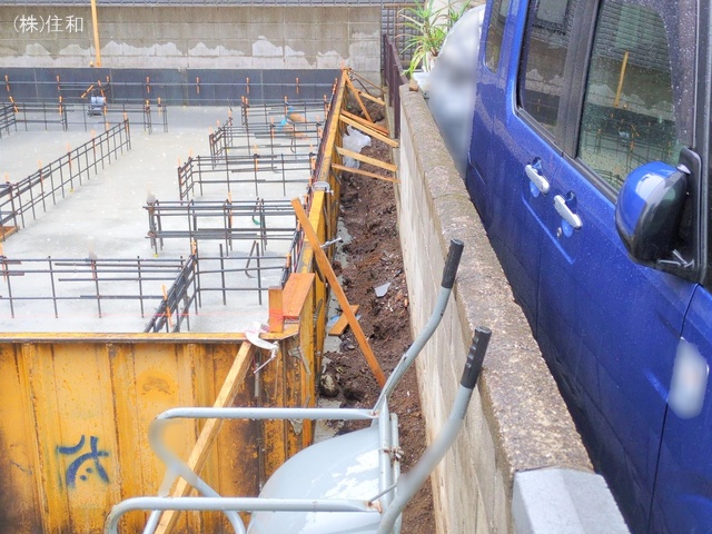 埼玉県志木市本町2丁目の新築戸建て基礎写真 2025年5月5日撮影