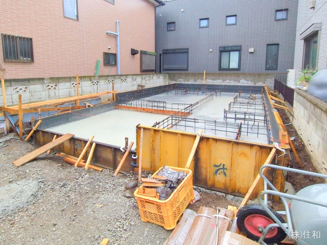 埼玉県志木市本町2丁目の新築戸建て基礎写真 2025年5月5日撮影