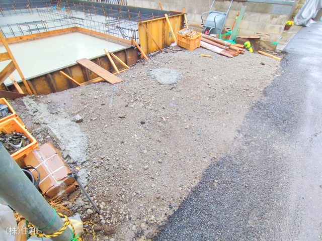 埼玉県志木市本町2丁目の新築戸建て基礎写真 2025年5月5日撮影