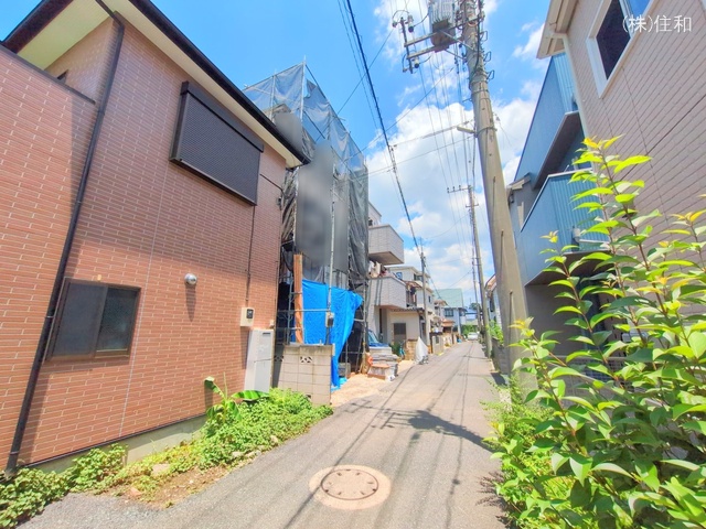 埼玉県志木市本町2丁目の新築戸建てシート写真 2025年6月26日撮影