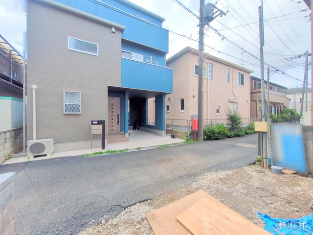 埼玉県志木市本町2丁目の新築戸建て外構写真 2025年7月16日撮影