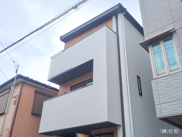 埼玉県志木市本町2丁目の新築戸建て外構写真 2025年7月16日撮影