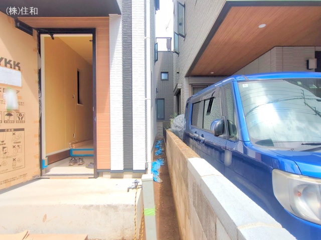 埼玉県志木市本町2丁目の新築戸建て外構写真 2025年7月16日撮影