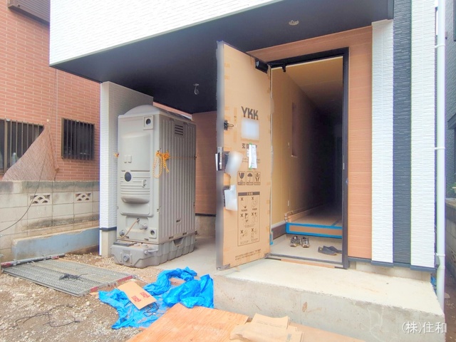 埼玉県志木市本町2丁目の新築戸建て外構写真 2025年7月16日撮影