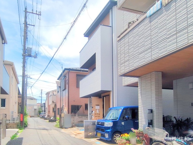 埼玉県志木市本町2丁目の新築戸建て外構写真 2025年7月16日撮影
