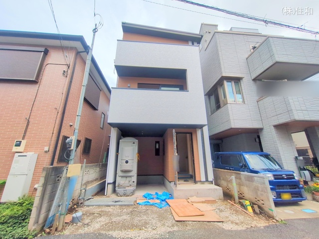 埼玉県志木市本町2丁目の新築戸建て外構写真 2025年7月16日撮影