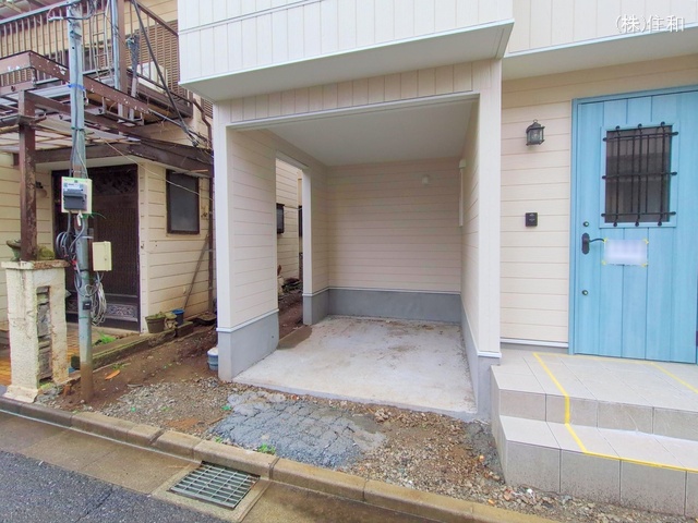 埼玉県入間郡三芳町大字北永井の新築戸建て外構写真 2025年5月29日撮影