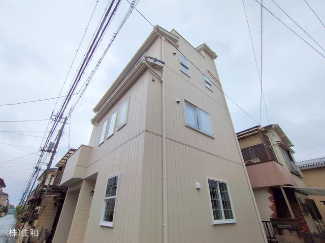 埼玉県入間郡三芳町大字北永井の新築戸建て外構写真 2025年5月29日撮影