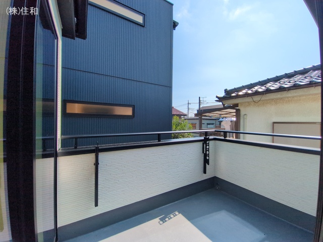 埼玉県ふじみ野市南台2丁目の新築戸建てバルコニー写真 2025年8月31日撮影